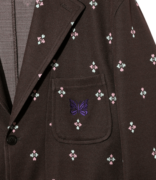 2B Jacket - Blackjack - Poly Jacquard - Needles Official Store | Track Pants Jackets and Collections