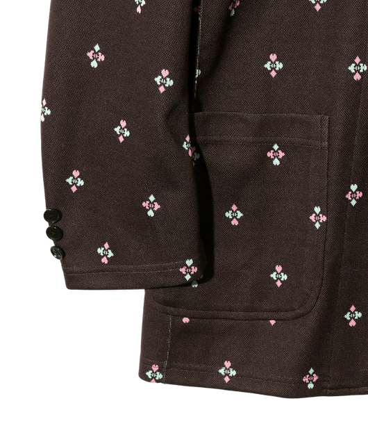 2B Jacket - Blackjack - Poly Jacquard - Needles Official Store | Track Pants Jackets and Collections