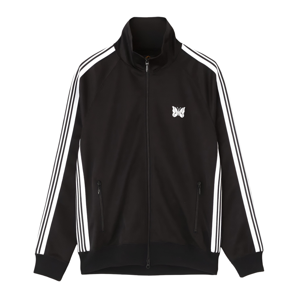 NEEDLES TRACK JACKET - BLACK & WHITE