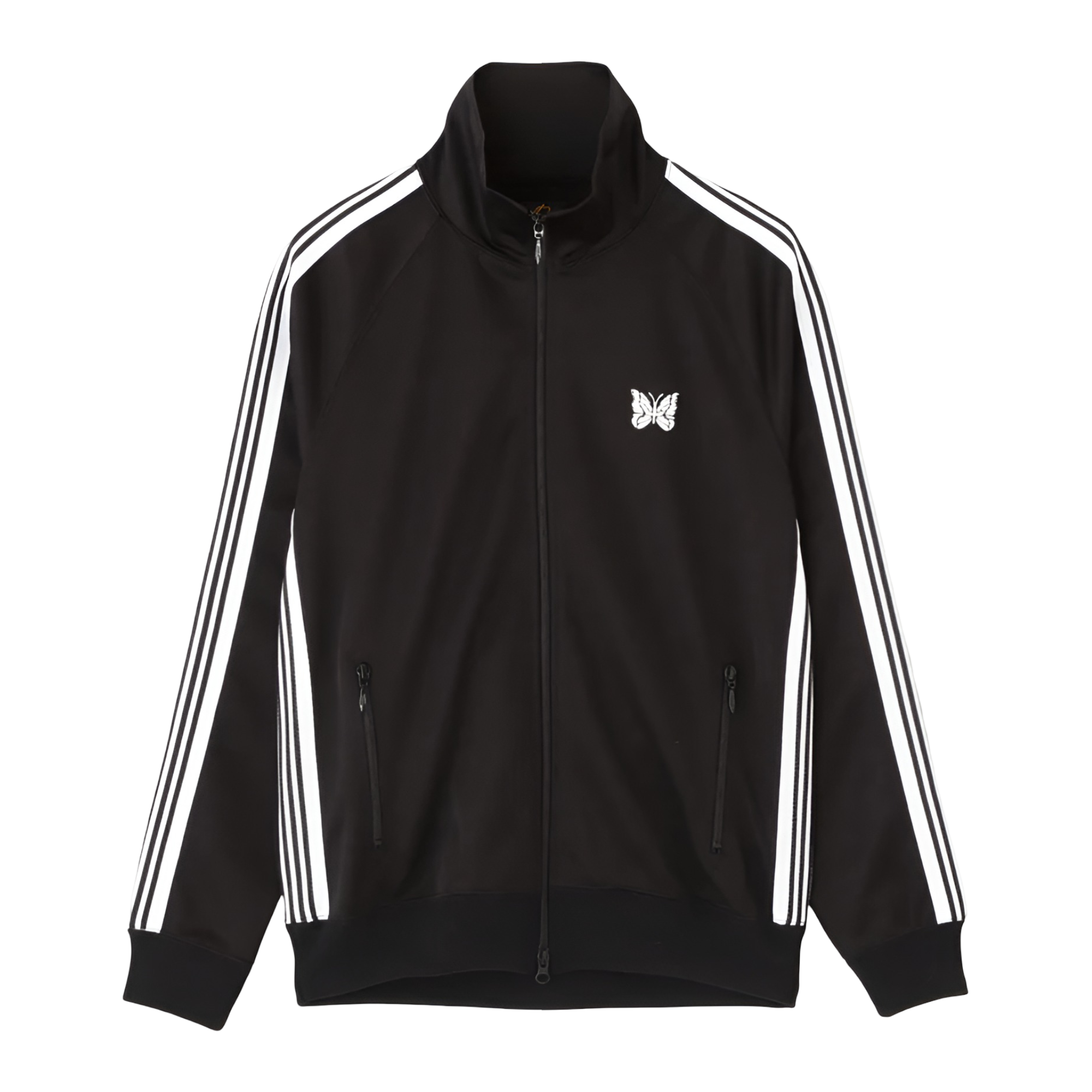 NEEDLES TRACK JACKET - BLACK & WHITE