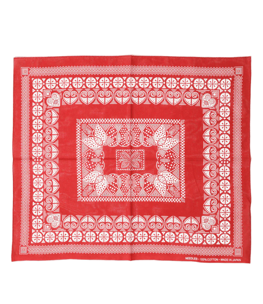 Bandana - Red - Rectangle - Needles Official Store | Track Pants Jackets and Collections