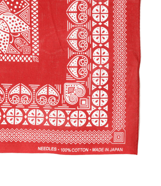 Bandana - Red - Rectangle - Needles Official Store | Track Pants Jackets and Collections