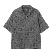 Cabana Shirt - Grey - Victorian Jacquard