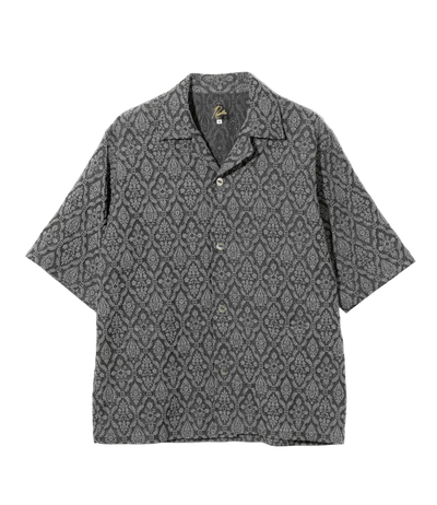 Cabana Shirt - Grey - Victorian Jacquard - Needles Official Store | Track Pants Jackets and Collections