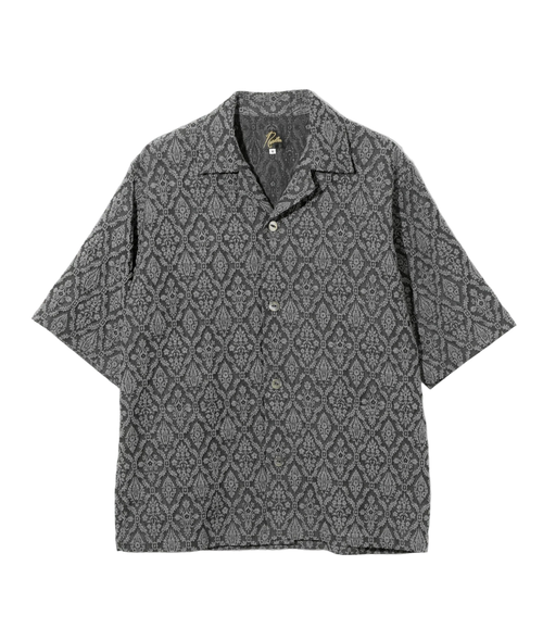Cabana Shirt - Grey - Victorian Jacquard