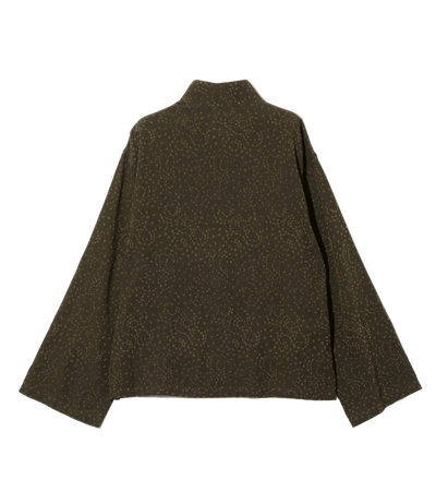 China Shirt - Olive - Abstract Jacquard - Needles Official Store | Track Pants Jackets and Collections