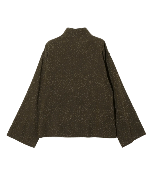 China Shirt - Olive - Abstract Jacquard - Needles Official Store | Track Pants Jackets and Collections