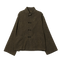 China Shirt - Olive - Abstract Jacquard