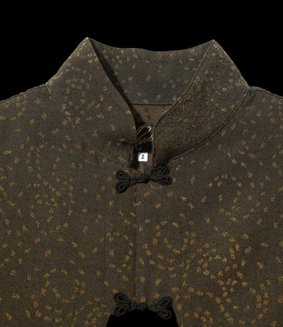 China Shirt - Olive - Abstract Jacquard - Needles Official Store | Track Pants Jackets and Collections