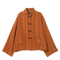 China Shirt - Rust - Abstract Jacquard