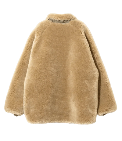 Faux Fur Jacket - Beige - Acrylic Pile - Needles Official Store | Track Pants Jackets and Collections