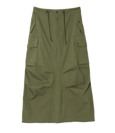 Field Skirt - Olive - C/N Oxford - Needles Official Store | Track Pants Jackets and Collections