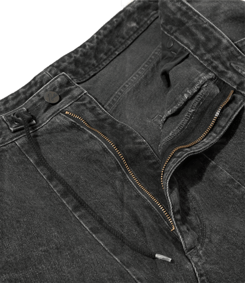 H.D. Jean Skirt - Black - 12oz Denim