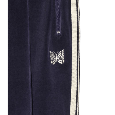 Needles Boot - Cut Track Pants - Navy Velour - Needles Official Store | Track Pants Jackets and Collections