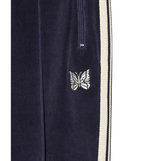 Needles Boot-Cut Track Pants - Navy Velour