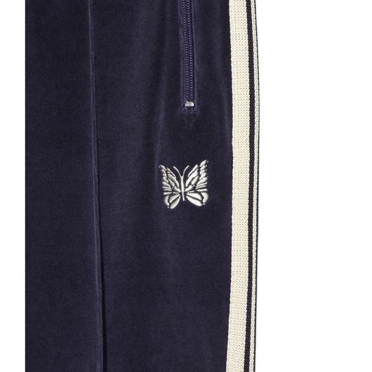 Needles Boot - Cut Track Pants - Navy Velour - Needles Official Store | Track Pants Jackets and Collections