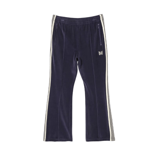 Needles Boot-Cut Track Pants - Navy Velour