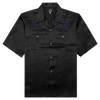 Needles Cowboy One-Up Poly Slub Sateen S/S Shirt - Black