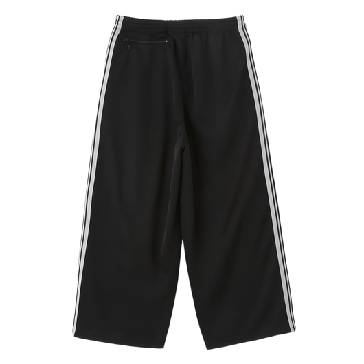 NEEDLES H.D. TRACKPANTS - BLACK & WHITE - Needles Official Store | Track Pants Jackets and Collections