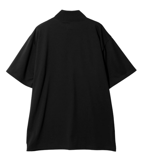 Needles Mock Neck T-shirt Short Sleeves - Black