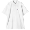 Needles Mock Neck T-shirt Short Sleeves - White