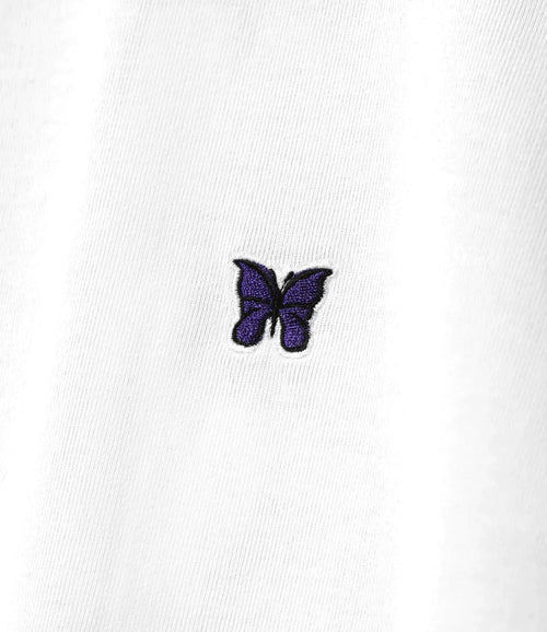 Needles Mock Neck T-shirt Short Sleeves - White