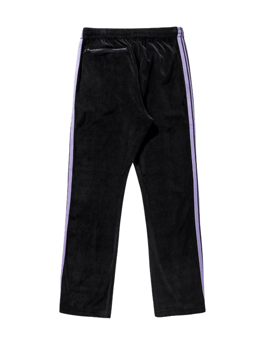 Needles Narrow Track Pants - Black Velour - Needles Official Store | Track Pants Jackets and Collections