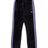 Needles Narrow Track Pants - Black Velour
