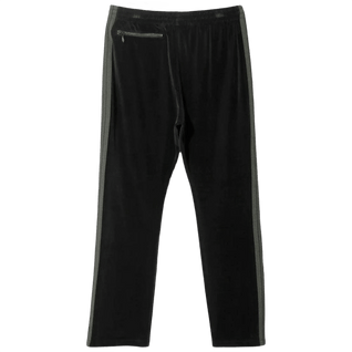 Needles Narrow Track Pants - Black Velour
