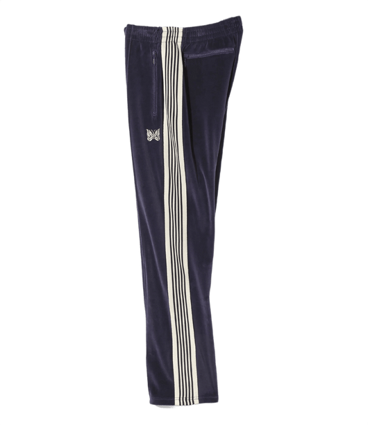 Needles Narrow Track Pants - Navy Velour - Needles Official Store | Track Pants Jackets and Collections