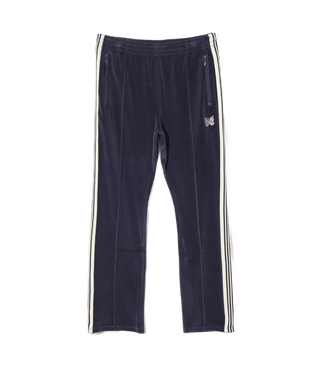 Needles Narrow Track Pants - Navy Velour