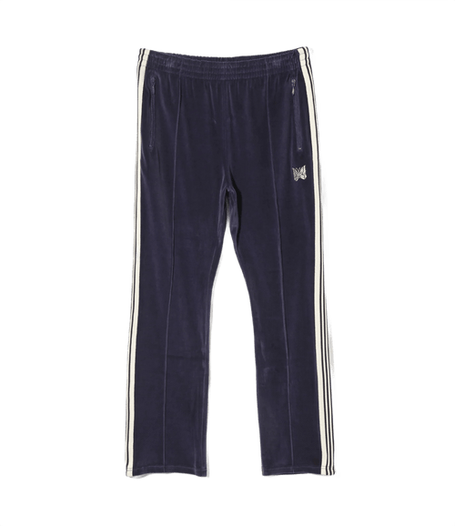 Needles Narrow Track Pants - Navy Velour