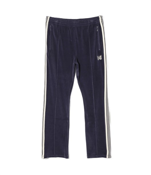 Needles Narrow Track Pants - Navy Velour - Needles Official Store | Track Pants Jackets and Collections