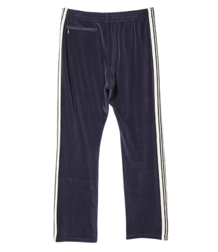 Needles Narrow Track Pants - Navy Velour