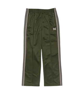 Needles Poly Smooth Track Pants - Olive