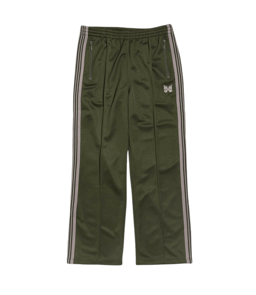 Needles Poly Smooth Track Pants - Olive