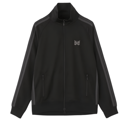 NEEDLES TRACK JACKET - BLACK - Needles Official Store | Track Pants Jackets and Collections