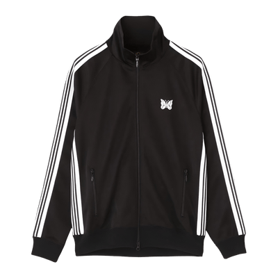 NEEDLES TRACK JACKET - BLACK & WHITE - Needles Official Store | Track Pants Jackets and Collections