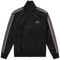 Needles Track Jacket - Black with Purple