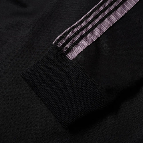 Needles Track Jacket - Black with Purple