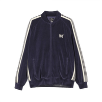 Needles Track Jacket - Navy Velour