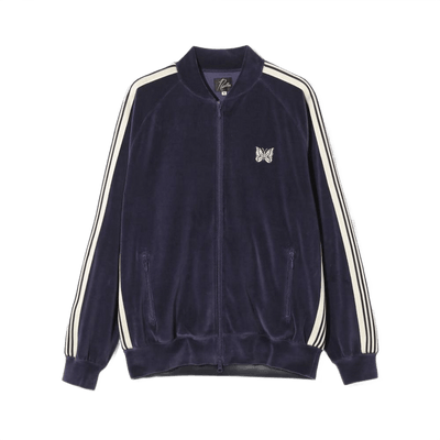 Needles Track Jacket - Navy Velour - Needles Official Store | Track Pants Jackets and Collections