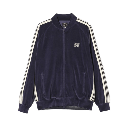 Needles Track Jacket - Navy Velour - Needles Official Store | Track Pants Jackets and Collections
