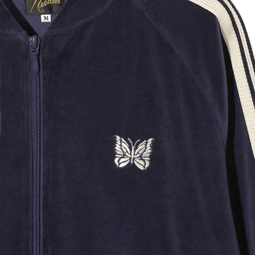 Needles Track Jacket - Navy Velour