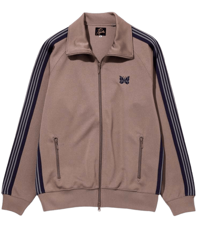 NEEDLES TRACK JACKET - TAUPE - Needles Official Store | Track Pants Jackets and Collections