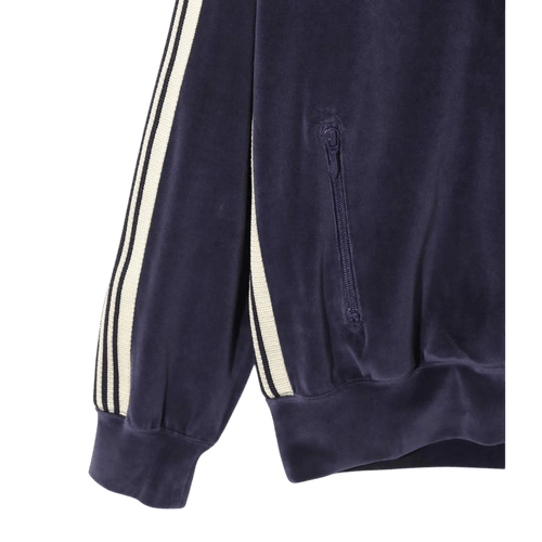 Needles Velour Rib Collar Track Jacket - Navy
