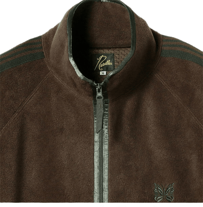 Needles x Beams Fleece Track Jacket - Brown Green - Needles Official Store | Track Pants Jackets and Collections