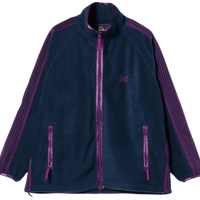 Needles x Beams Fleece Track Jacket - Navy Purple