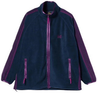 Needles x Beams Fleece Track Jacket - Navy Purple