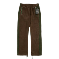 Needles x Beams Fleece Track Pants - Brown Green